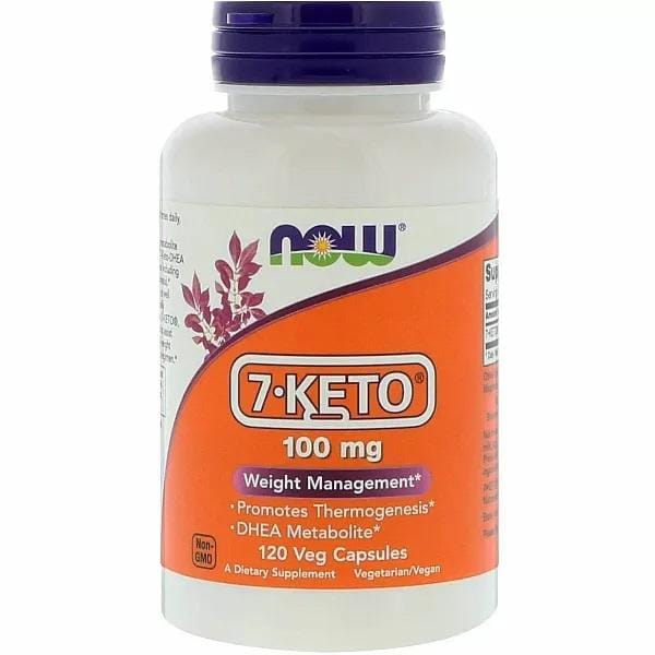 NOW Foods - 7-KETO, 100 mg. 120 Veg Capsules