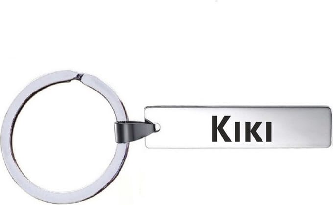Sleutelhanger Met Naam - Kiki - RVS