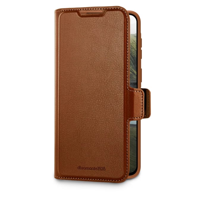 dbramante1928 Oslo Pro Bookcase geschikt voor Samsung Galaxy A57 (5G) - Dark Tan