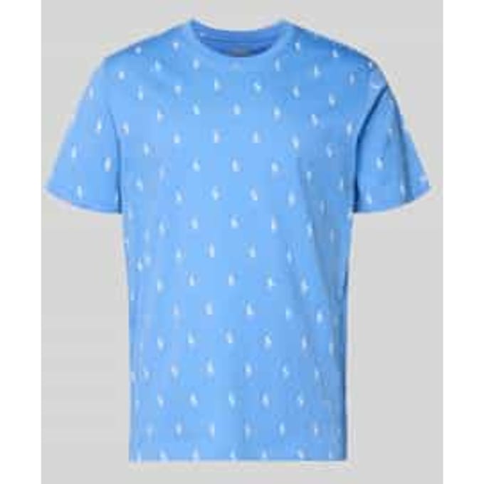 Regular Fit pyjamabovenstuk van 100% katoen model 'CREW-SLEEP-TOP'