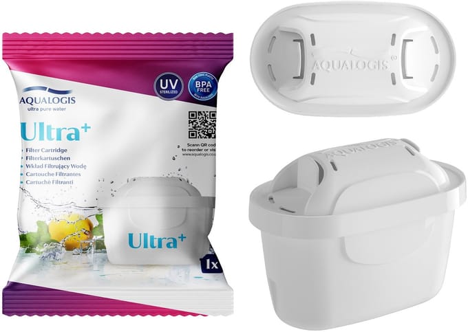 Aqualogis Ultra+ - Waterfilterkan - Jonenwisselaar - Actieve Koolstof - 150-200L