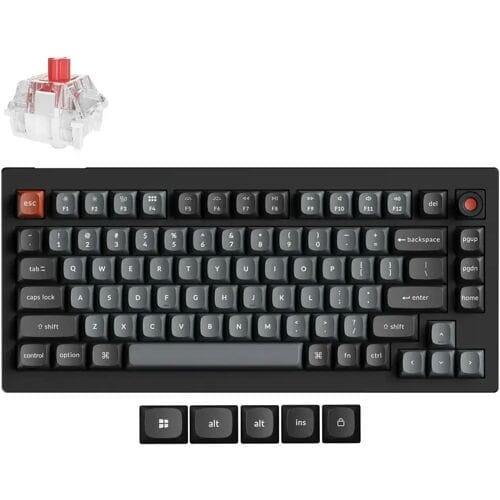 Keychron V1 8K QMK red toetsenbord