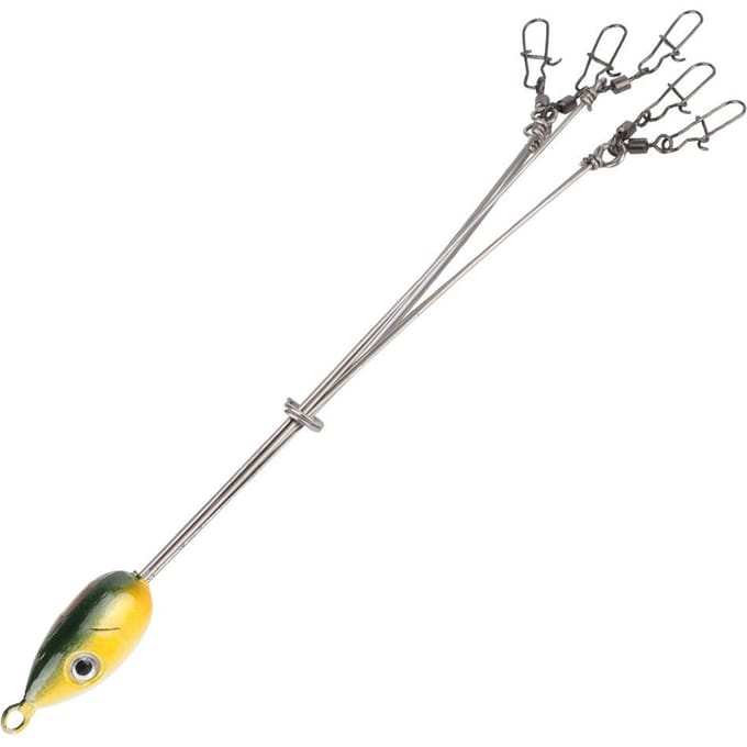 5 Armen Alabama Paraplu Jig Head Visrig Aas Vislokmiddelen Met Wartels(3#) gray