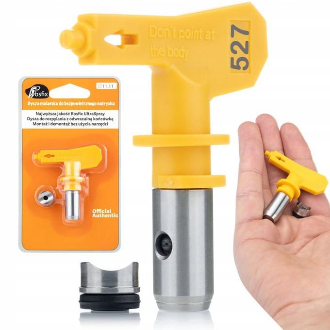 Rosfix Spuitmond Ultra Spray Model 527 - Carbide Precisie - 25 cm Sproeibreedte, 0,017''