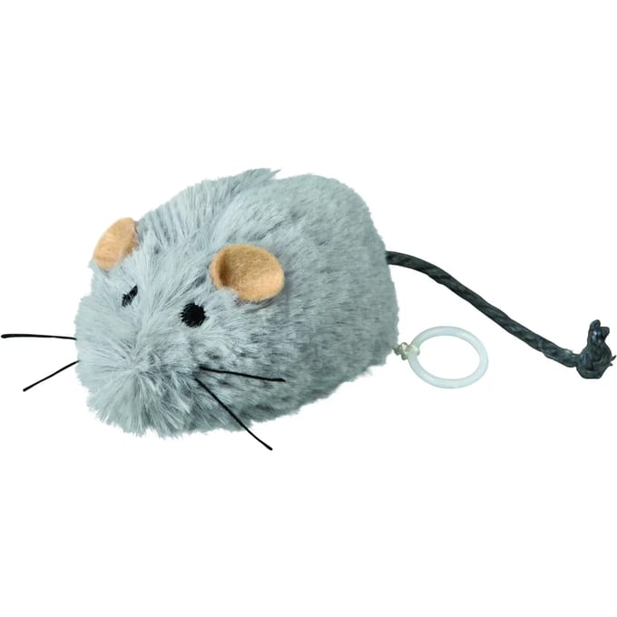 Wiggly mouse pluche speeltje voor katten Trixie