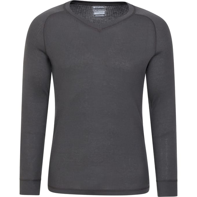 Mountain Warehouse Heren Talus V Hals Thermo Top (Grijs)