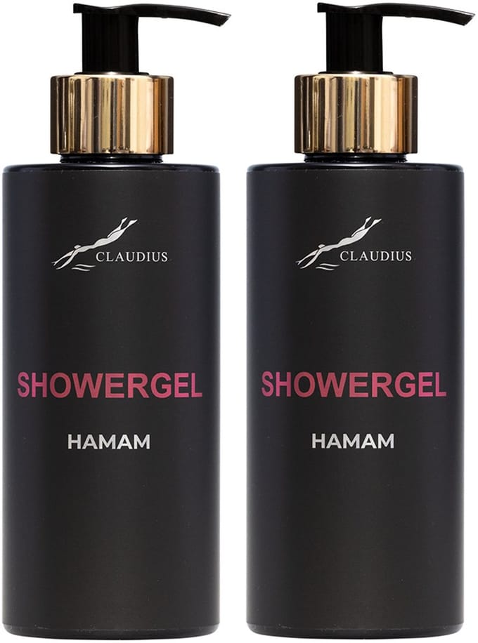 Showergel Hamam 300 ml - gouden pomp - 2 stuks
