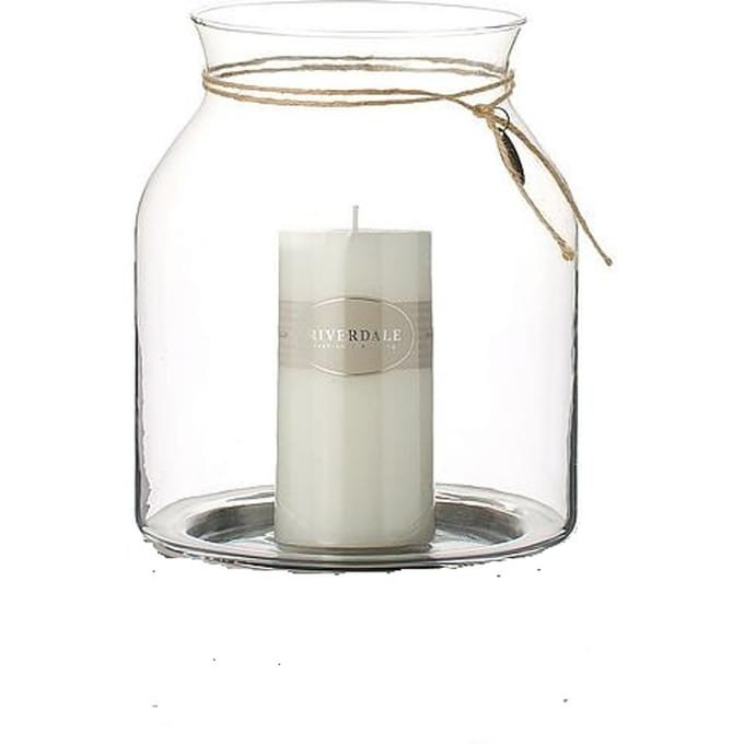 Riverdale windlicht Saintes Glas 34 cm