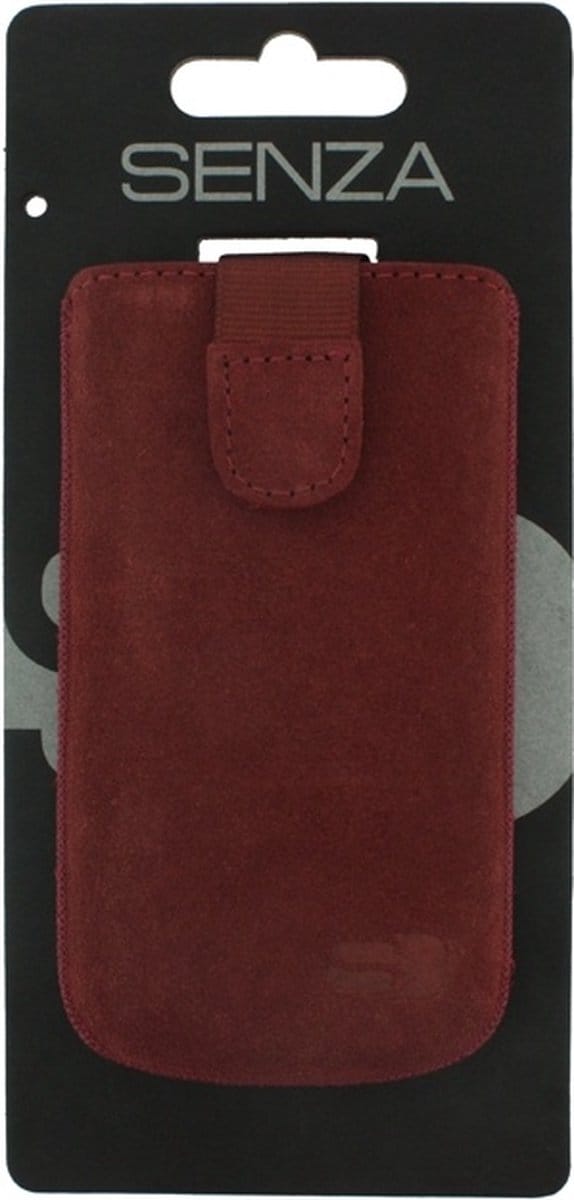 Senza Slide Leren Insteekhoes - XL - Rusty Red
