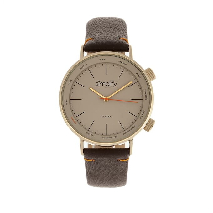 Simplify The 3300 SIM3305 Heren Horloge 42mm 3 ATM