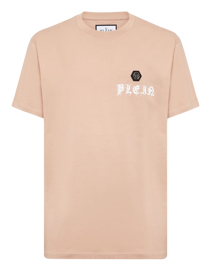 T-Shirt Ronde Hals Gothic Plein