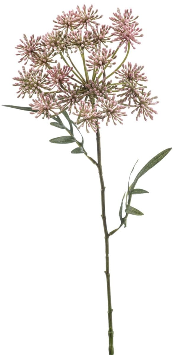 Emerald - Kunstbloem Dille 76cm roze - Kunstplant voor binnen