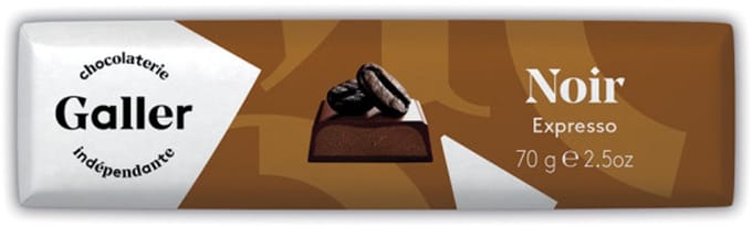 Chocoladereep Galler Dark Espresso, 70 g