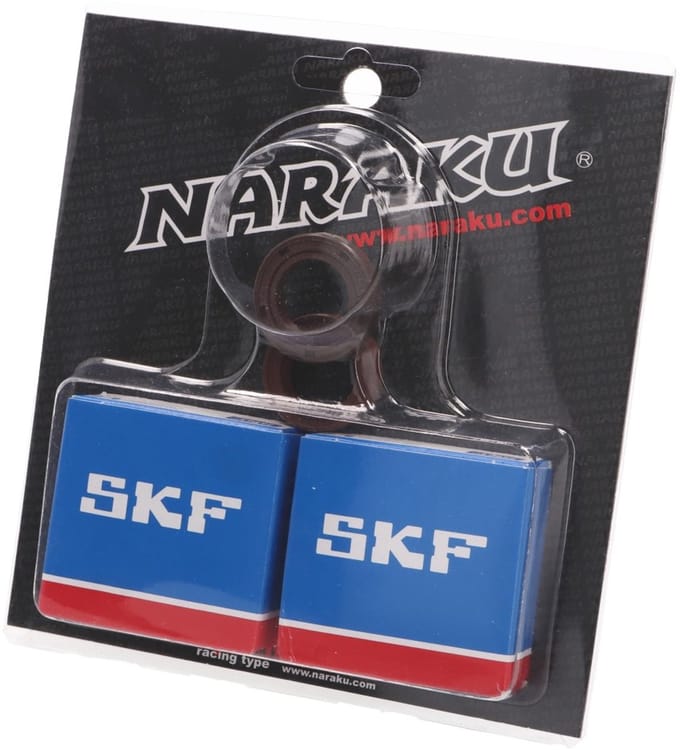 Krukas lagerset Naraku SKF voor Piaggio & Vespa 50cc 2 Takt