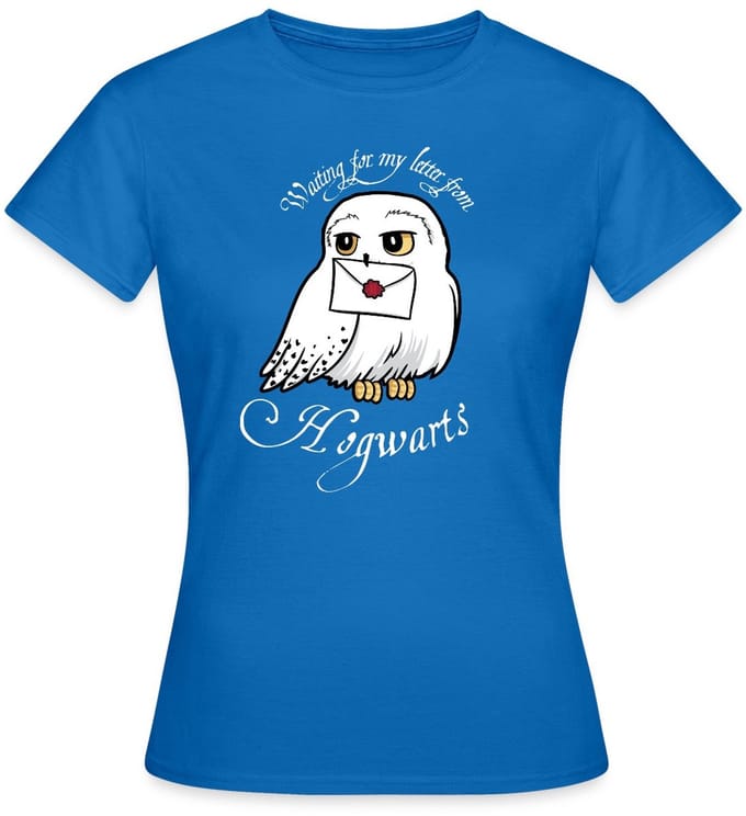 Harry Potter Hedwig Met Brief Waiting For My Letter T-Shirt Dames