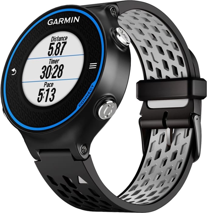 Garmin Forerunner 620/630/220/230/235 / 735XT polsband Zwart / Grijs