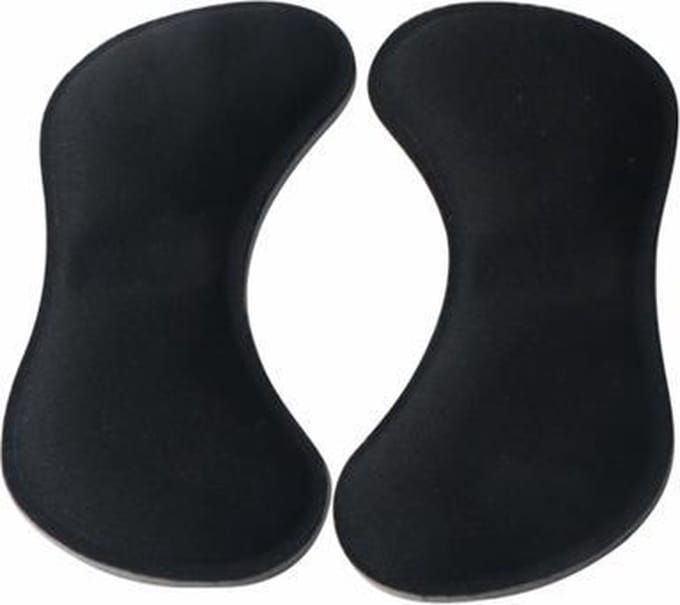 Zelfklevende Hielbeschermers - Zwart - 3 Beschermers