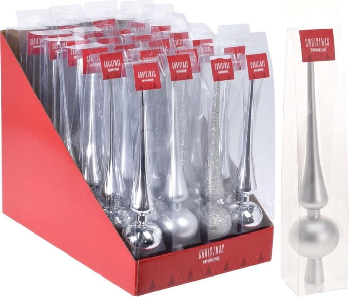 Piek 29cm 3ass zilver 1 stuk