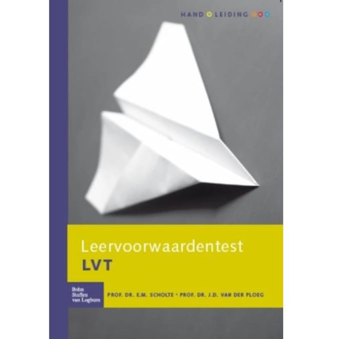 Leervoorwaardentest (Lvt) - Handleiding - E.M. Scholte