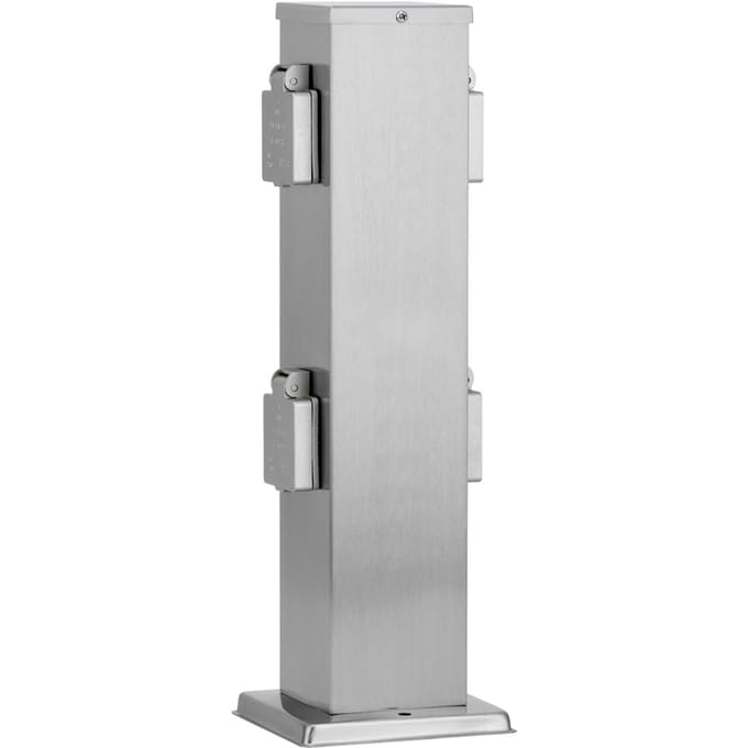 Ledino Met 4 contactdozen - Energiestation Outdoor