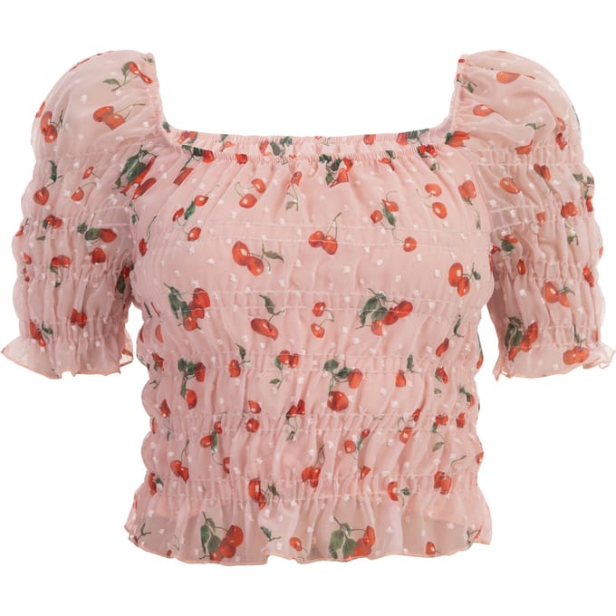 Mymo Blouse shirt Dames Roze Veelkleurig