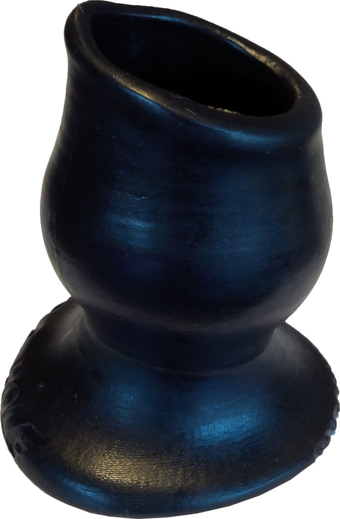 Oxballs - Pighole 5 - Holle Buttplug - Zwart - Maat XXL