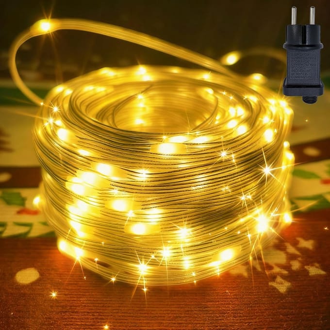 Lichtsnoer Buiten - Decoratieve Verlichting - Tuin Versieren - Met Timer Functie - 40 Meter - Warm Wit