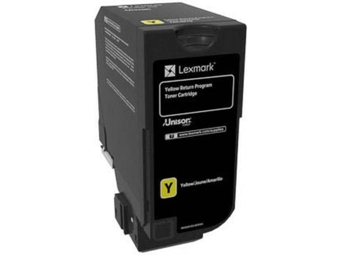 Lexmark 74C20Y0 toner cartridge geel (origineel)
