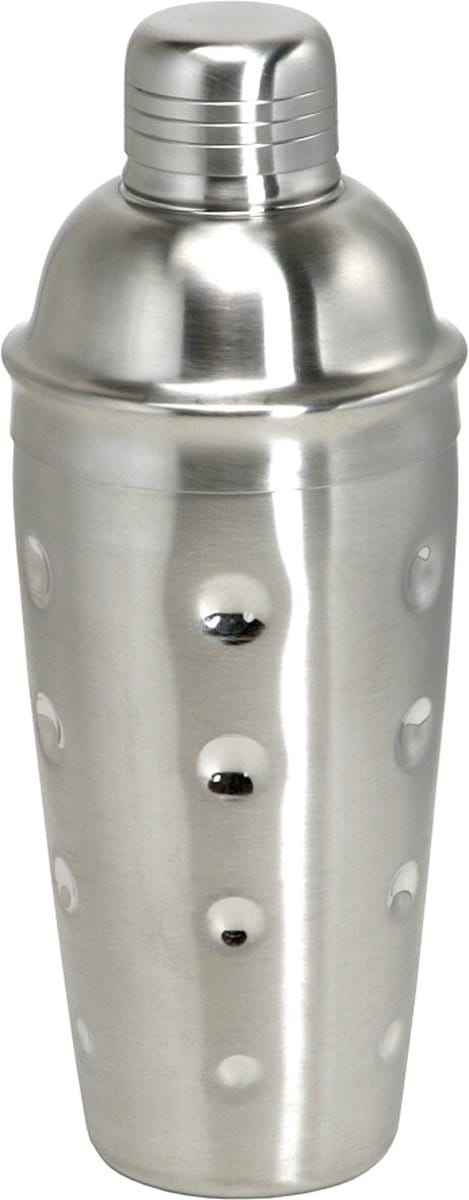 Cocktailshaker 3 delen - RVS met zeef - 700 ml.