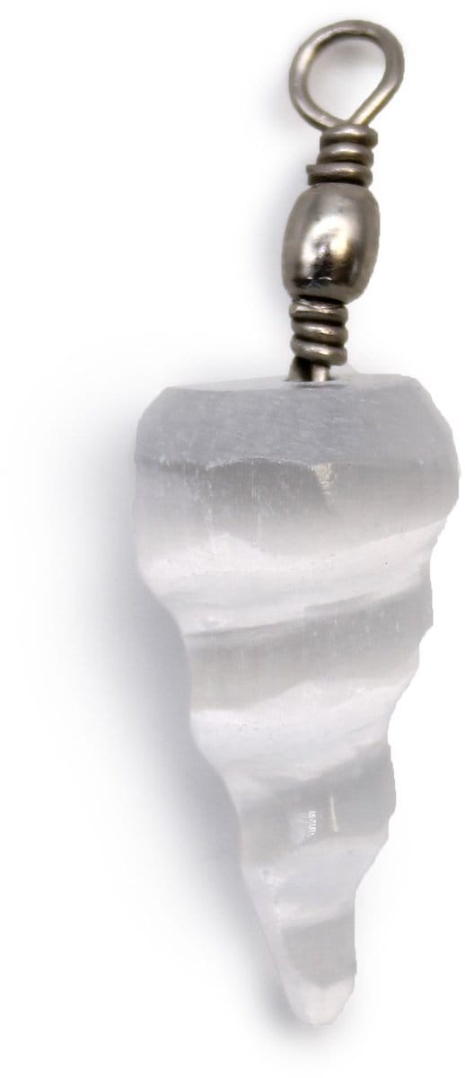 Selenite Spiral Pendant
