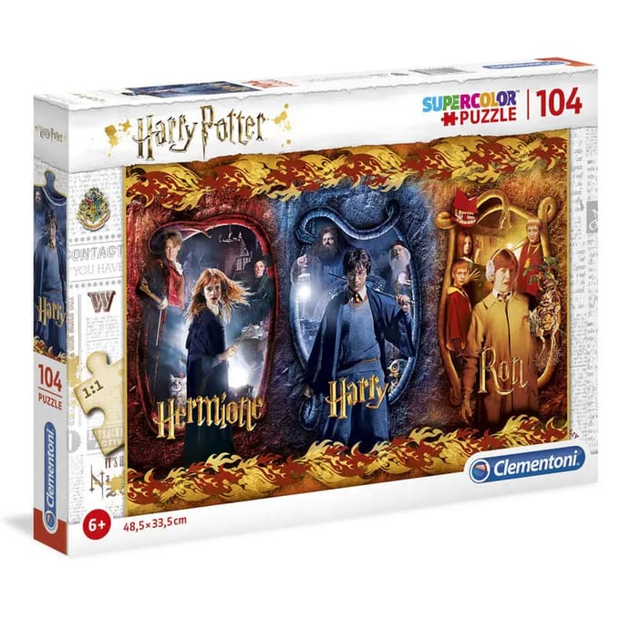 Clementoni - Puzzel - 104 Stukjes - Harry Potter Karakters - Puzzel Voor Kinderen - Vanaf 6 Jaar