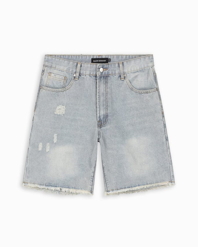 CUT OFF DENIM SHORTS