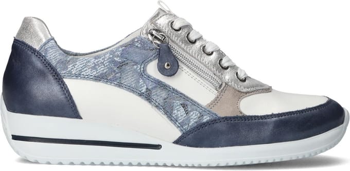 Waldläufer Himona Sneakers - Leer - Dames - Wit - Maat 37,5