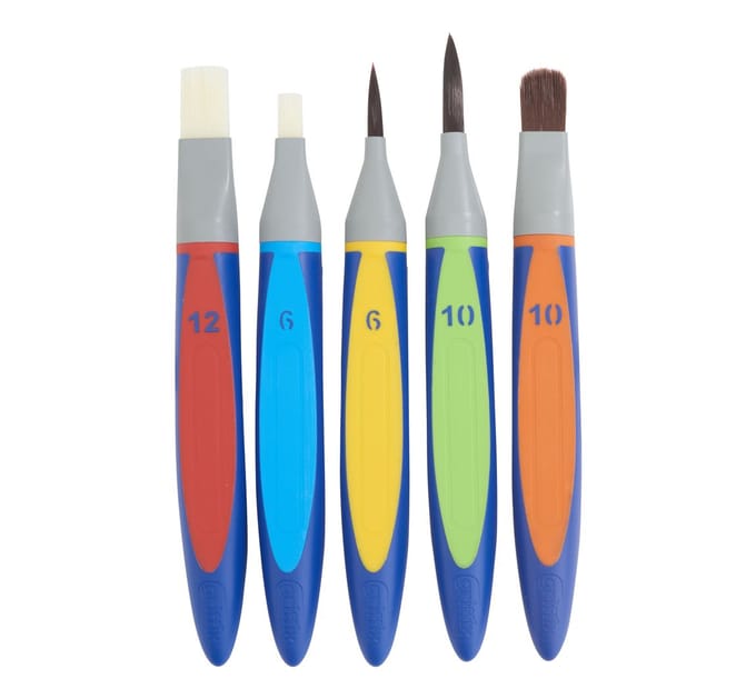 Pelikan Penselen griffix® 5 penselen met houder