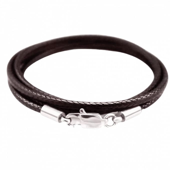 Koordketting-luxe-Donker Bruin- 2.5 mm-Basic-80 cm-Charme Bijoux