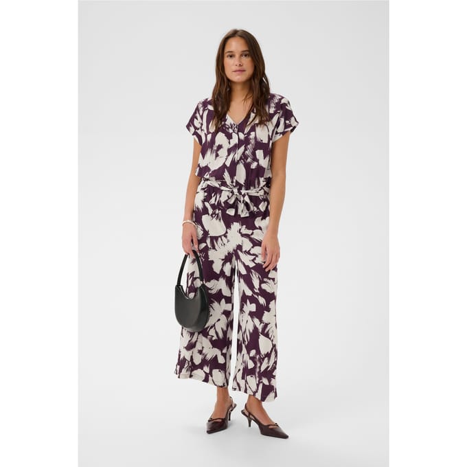 Dames jumpsuit KAFFE KAMira Plain Weave