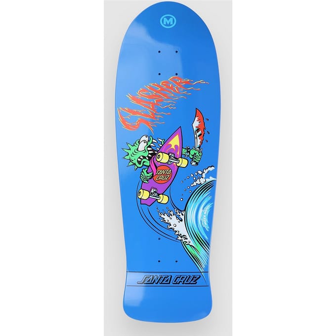Santa Cruz Meek Og Slasher Reissue 10.1" Skateboard Deck blauw