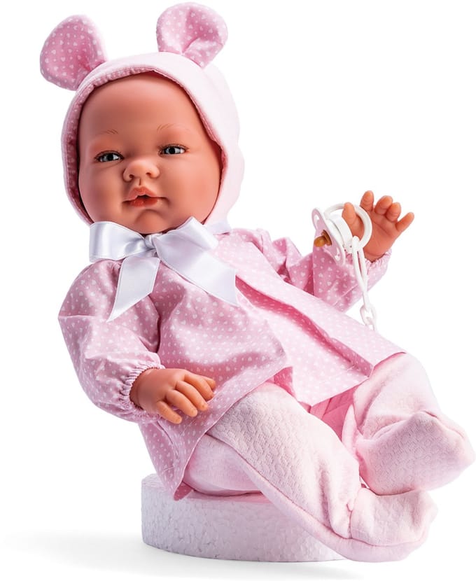 ASI DREAMS Pop - Maria 43 Cm - Kleding Met Oortjes - Roze
