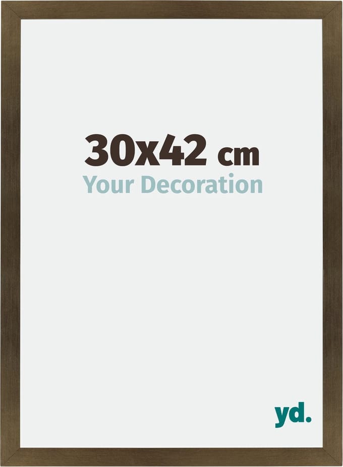Your Decoration - Fotolijst 30x42 cm - MDF - Brons Decor - Mura