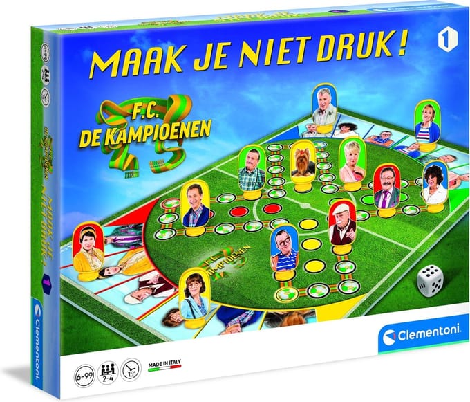 Clementoni - F.C. De Kampioenen Paardjesspel - Bordspel