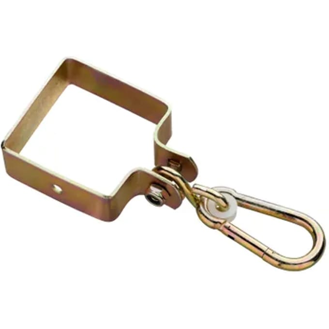 Swing King schommel haak vierkant 90 x 90 x 3 mm (geel)