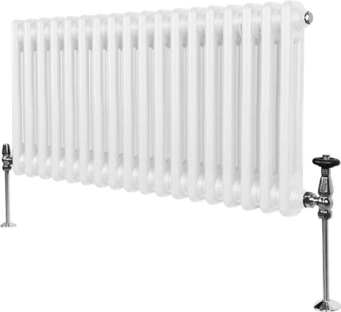 Traditionele 2 kolom radiator - wit - 300x832mm - 1975 btu