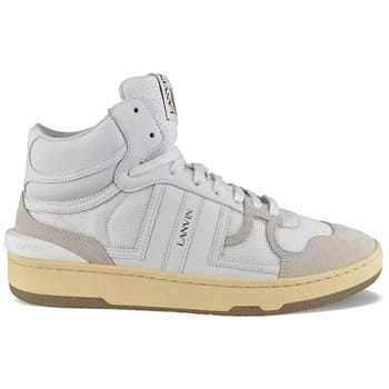 Lanvin Clay hoge sneakers Wit
