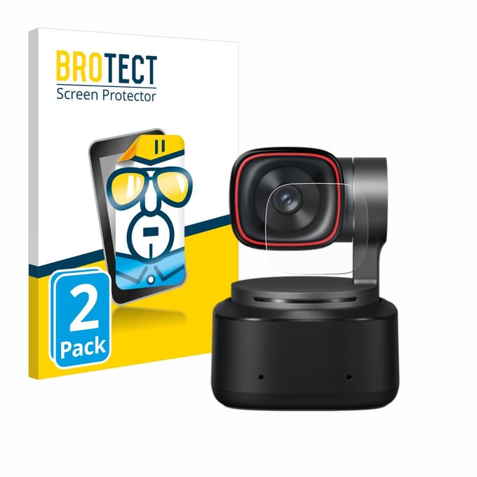BROTECT - Screenprotector voor OBSBOT Tiny 2 - Folie Beschermfolie transparant 2 Stuks