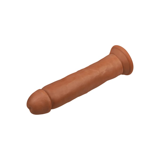 Dr. Skin - Realistische Dildo Met Zuignap 24 cm - Mocha