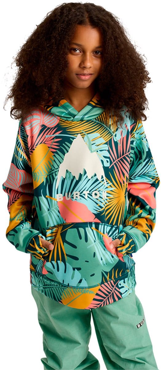 Burton Oak Hoodie Groen 10 Years Kinderen