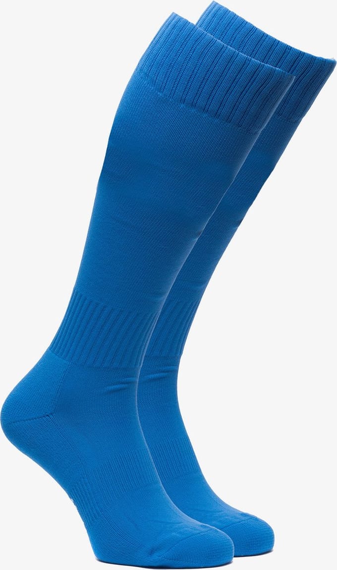 2 paar Dutchy voetbalsokken blauw - Maat 31/34