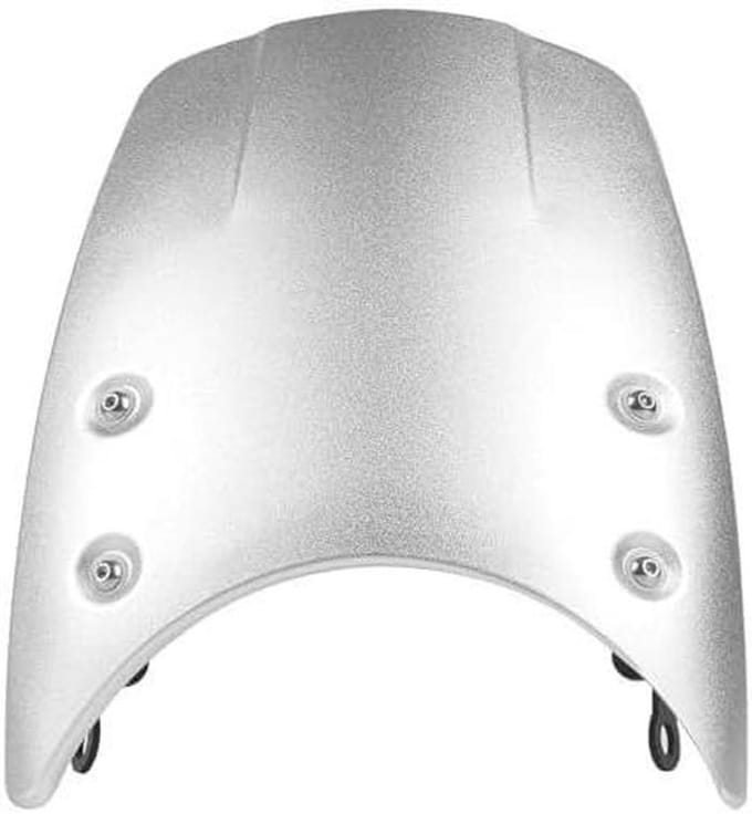 Motorwindscherm - Voorruit motor - Bescherming tegen wind - Duurzaam aluminium - 50 cm breed - Zilver