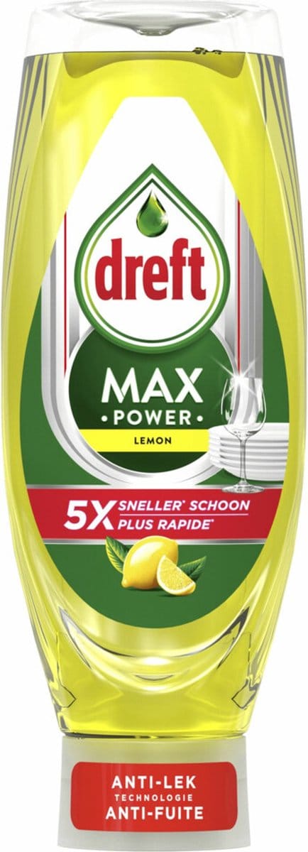 Dreft Max Power Afwasmiddel Lemon - 730 ml