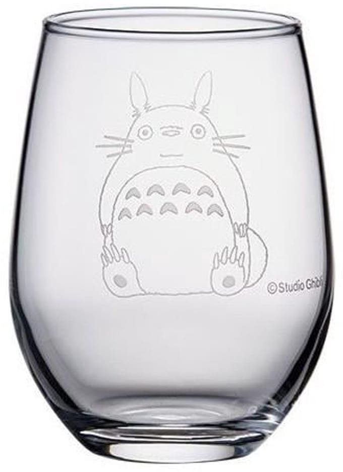 Ghibli - My Neighbor Totoro - "Totoro en Eikel" Gegraveerde Glas